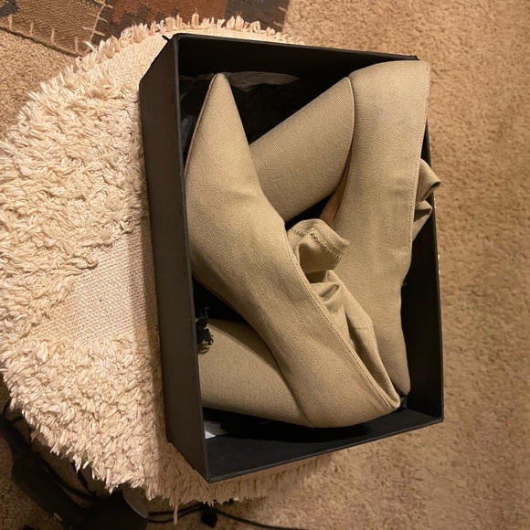 Yeezy season 7 tan canvas sock boot - Picture 3 of 5